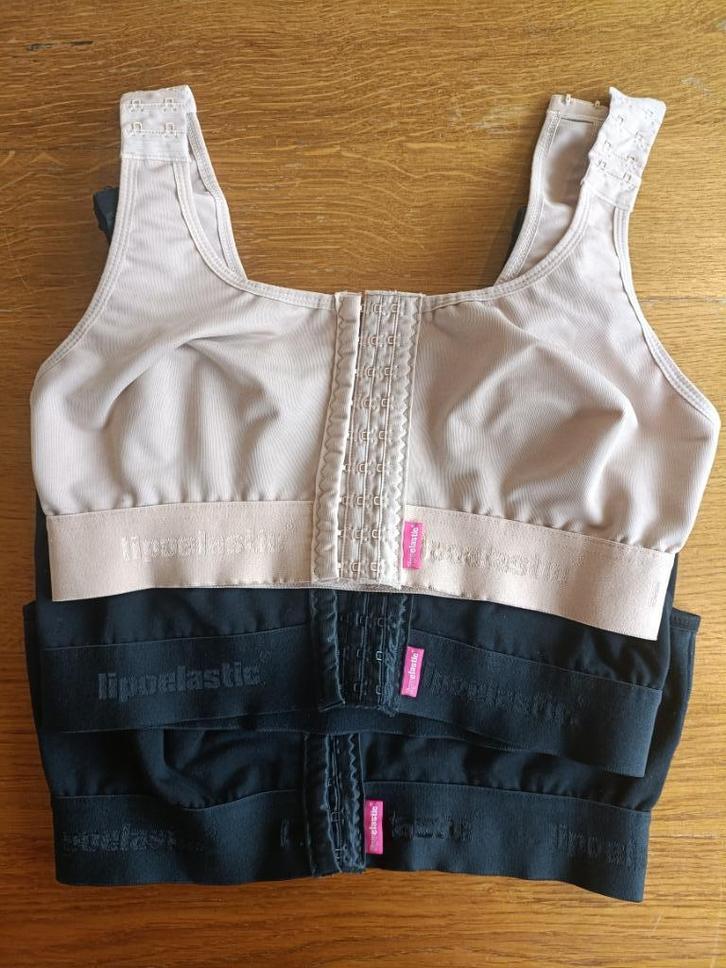 LipoElastic (post-operatie-BH) maat L (Compressie BH), Kleding | Dames, Ondergoed en Lingerie, BH, Zwart, Ophalen of Verzenden