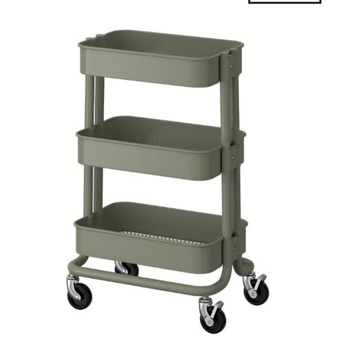 RÅSKOG Trolley, Huis en Inrichting, Woonaccessoires | Etagères, Zo goed als nieuw, Ophalen