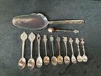 Verzilverde lepeltjes thee lepel Koffie Ver zilver de bestek, Antiek en Kunst, Ophalen of Verzenden