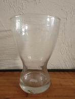 Mooie glazen vaas 20 x 14 cm, Minder dan 50 cm, Glas, Ophalen of Verzenden, Zo goed als nieuw