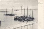 Tiel Riviergezicht met boten 1909 (mooi), Verzamelen, Verzenden, Voor 1920, Gelopen, Gelderland