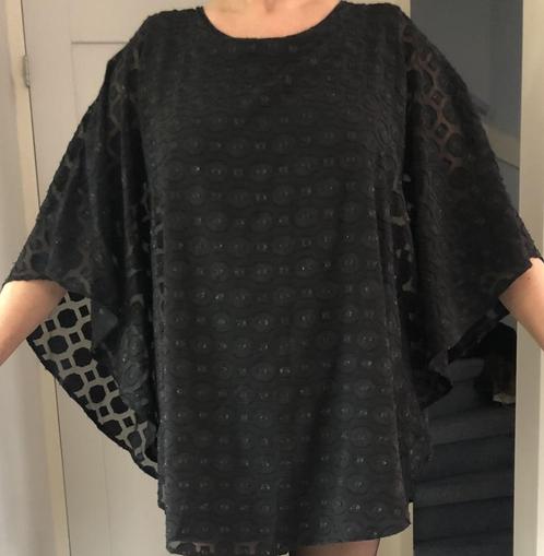 Feestelijk zwart jurkje Vlinderjurk mt 38/40 StudioClothing, Kleding | Dames, Gelegenheidskleding, Zo goed als nieuw, Cocktailjurk