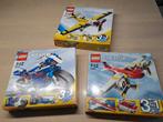 3 sets lego creator, 3in1, vliegtuigen 6745, 6747 en 7292, Ophalen of Verzenden, Zo goed als nieuw