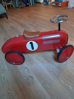 Goki loopauto retro rood racing car, Kinderen en Baby's, Speelgoed | Buiten | Voertuigen en Loopfietsen, Ophalen of Verzenden