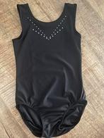 Turnpakje zwart mt 134-140, Zwart, Zo goed als nieuw, Turnpak(je), Kindermaat 122 t/m 140