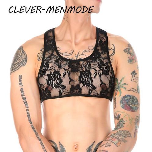 Sissy heren lingerie top bh, gratis verzonden, Kleding | Heren, Ondergoed, Overige typen, Ophalen of Verzenden