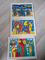3 Zeefdrukken - Kunst van Mensen met een Beperking, Antiek en Kunst, Ophalen