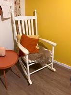 Witte schommelstoel, Kinderen en Baby's, Kinderkamer | Tafels en Stoelen, Ophalen, Zo goed als nieuw, Stoel(en)