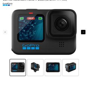 GOPRO 11 HELD ZWART NIEUW!! beschikbaar voor biedingen
