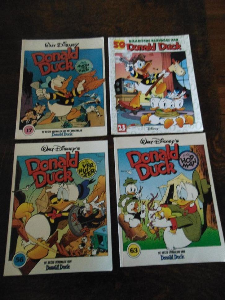 Donald Duck De beste verhalen uit het Weekblad 17-23-56-63, Boeken, Stripboeken, Gelezen, Meerdere stripboeken, Ophalen of Verzenden