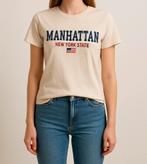 Beige shirt, Beige, Ophalen of Verzenden, Zo goed als nieuw, Korte mouw