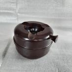 Bolvormige asbak bakeliet kantelbaar aspotje, merk Hudson, Ophalen, Gebruikt, Asbak