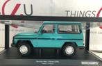 Minichamps 1:18 Mercedes-Benz G-Klasse SWB (W460) turquoise, Hobby en Vrije tijd, Modelauto's | 1:18, Nieuw, Ophalen of Verzenden