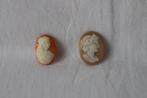 Antieke camee cabochons 19e eeuw, Ophalen of Verzenden