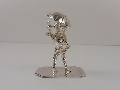 Zilveren miniatuur Parapluverkoper                      Z183, Antiek en Kunst, Antiek | Goud en Zilver, Zilver, Ophalen of Verzenden