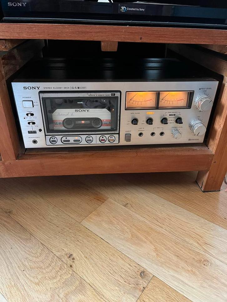 Sony Elcaset Deck - Zeldzaam!, Audio, Tv en Foto, Cassettedecks, Enkel, Sony, Tape counter, Ophalen
