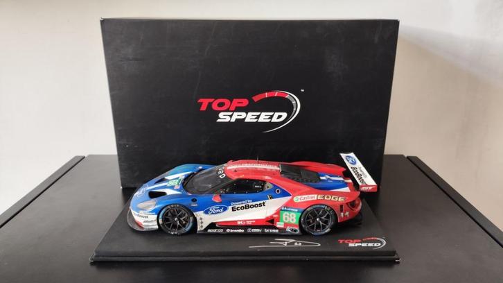 TSM Ford LMGTE 2016 Le Mans winnaar Ganassi Racing 2016 1/18, Hobby en Vrije tijd, Modelauto's | 1:18, Gebruikt, Auto, Overige merken