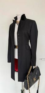 Scapa zwarte wollen lange blazer jas maat 36/38, Verzenden