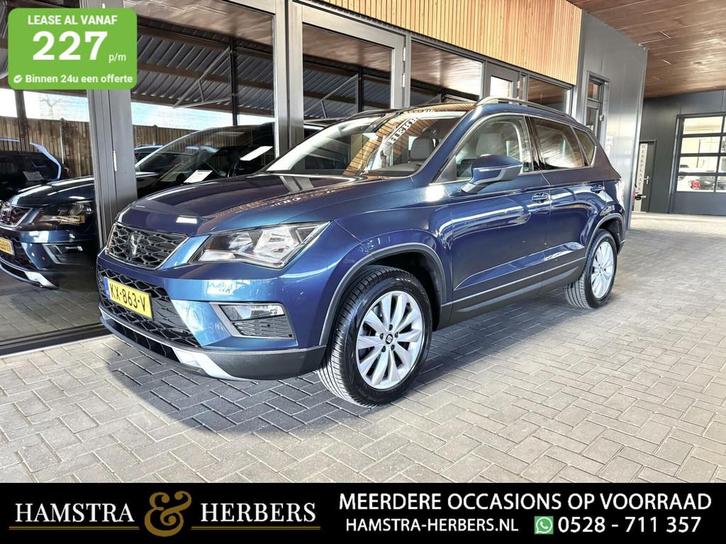 Seat Ateca 1.0 EcoTSI Style blauw, Auto's, Seat, Bedrijf, Te koop, Ateca, ABS, Achteruitrijcamera, Airbags, Airconditioning, Alarm