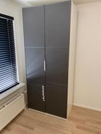 Kledingkast IKEA PAX grijs, Ophalen, Gebruikt, 100 tot 150 cm, 200 cm of meer