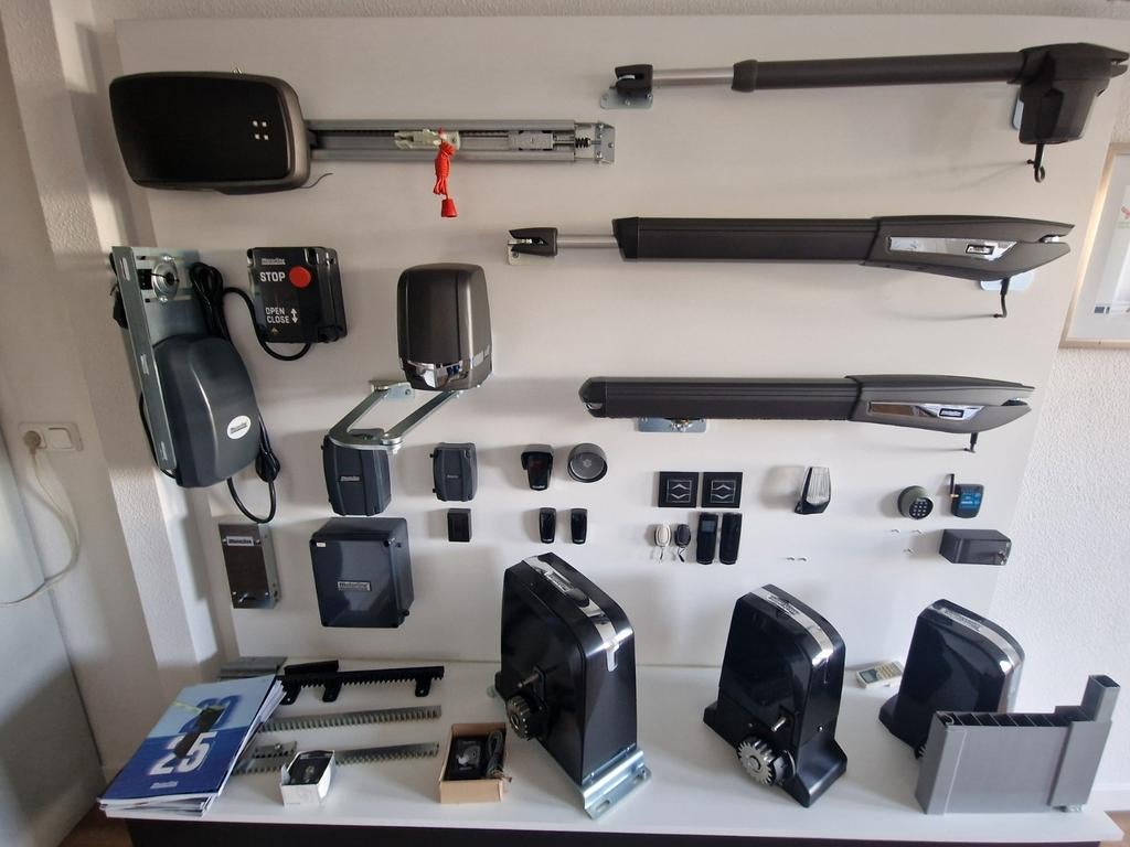 Schuifpoortmotor nieuw op voorraad AKTIE grootste collectie, Tuin en Terras, Tuinhekken en Hekwerk, Nieuw, Overige typen, Overige materialen