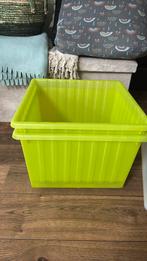2 groene bakken van ikea, Doe-het-zelf en Verbouw, Ophalen, Zo goed als nieuw, Minder dan 35 cm