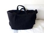 Hele grote zwart suede handtas /shopper, Ophalen of Verzenden, Gebruikt, Zwart, Shopper