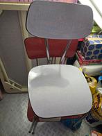 brabantia tafel en 2 stoelen  vintage formica, Ophalen, Zo goed als nieuw, Wit