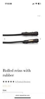 Utzon teugels rondgenaaid rubber, Dieren en Toebehoren, Paarden en Pony's | Hoofdstellen en Tuigage, Ophalen of Verzenden, Nieuw
