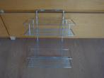 Metalen badkamer rekje met twee bakjes voor shampoo etc., Ophalen of Verzenden, Zo goed als nieuw, Overige kleuren, Overige typen