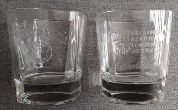 Jack Daniel's 2 tumbler glazen  beschikbaar voor biedingen