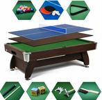 Pooltafel met pingpongtafel blad - Vip Extra 8FT, Sport en Fitness, Biljarten en Poolen, Ophalen, Gebruikt, Pooltafel