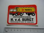 sticker oud Asten HENDRIX truck mengvoeder boer veevoeder, Verzenden, Zo goed als nieuw, Bedrijf of Vereniging