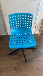 Buro stoel bureau stoel skalberg ikea, Ophalen of Verzenden, Zo goed als nieuw, Blauw, Bureaustoel