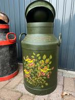 Decoratieve melkbus / carbidbus carbidschieten bloempot, Ophalen, Gebruikt