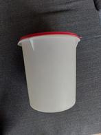 Tupperware emmer met deksel, Ophalen of Verzenden, Gebruikt, Rood, Bak of Kom