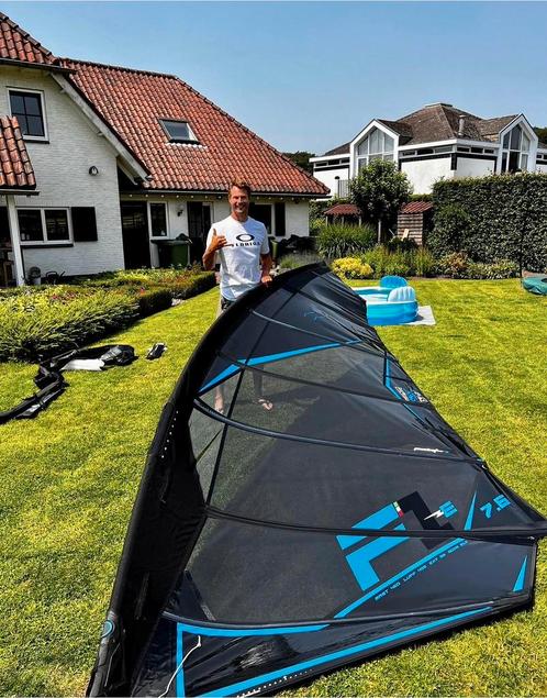 Point7 F1e Hybrid 7.6 +P7 K80 SDM 460 mast, Watersport en Boten, Windsurfen, Gebruikt, Zeil, Minder dan 250 cm, 7 m² of meer, Ophalen