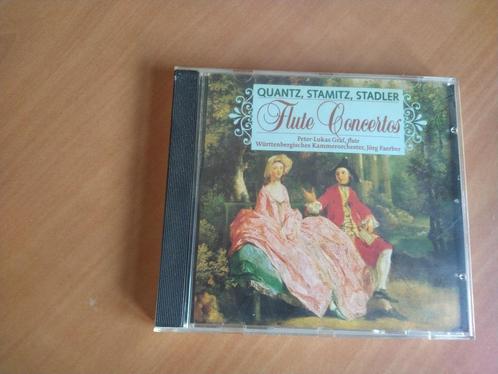 CD Quantz - Stamitz - Stadler. Flute Concertos, Cd's en Dvd's, Cd's | Klassiek, Zo goed als nieuw, Orkest of Ballet, Barok, Ophalen of Verzenden