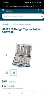 HBM 110 delig tap en snijset, Ophalen, Zo goed als nieuw, Minder dan 400 watt
