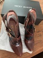 Prachtige laarsjes van Nicky Vankets maat 38, Nicky vanKets, Bruin, Lage of Enkellaarzen, Ophalen of Verzenden