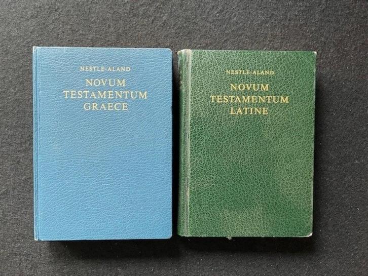 Nestle-Aland NOVUM TESTAMENTUM GRAECE Edition 26 & Latine, Boeken, Godsdienst en Theologie, Gelezen, Verzenden