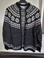 Noorse wollen vest maat L zgan, Kleding | Dames, Truien en Vesten, Verzenden, Zo goed als nieuw, Maat 42/44 (L), Zwart