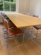 Vergadertafel breedte 123 cm lengte 290 cm, Huis en Inrichting, Tafels | Eettafels, 100 tot 150 cm, 200 cm of meer, Ophalen of Verzenden