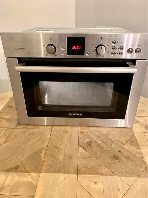 Bosch Combi oven/magnetron, Witgoed en Apparatuur, Ovens, Zo goed als nieuw, Inbouw, Oven met grill, Hete lucht, Magnetronfunctie