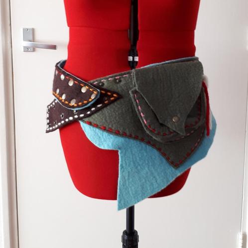 Unieke 'Buidelriem' van Vilt - Anicha, Sieraden, Tassen en Uiterlijk, Overige Accessoires, Zo goed als nieuw, Ophalen of Verzenden