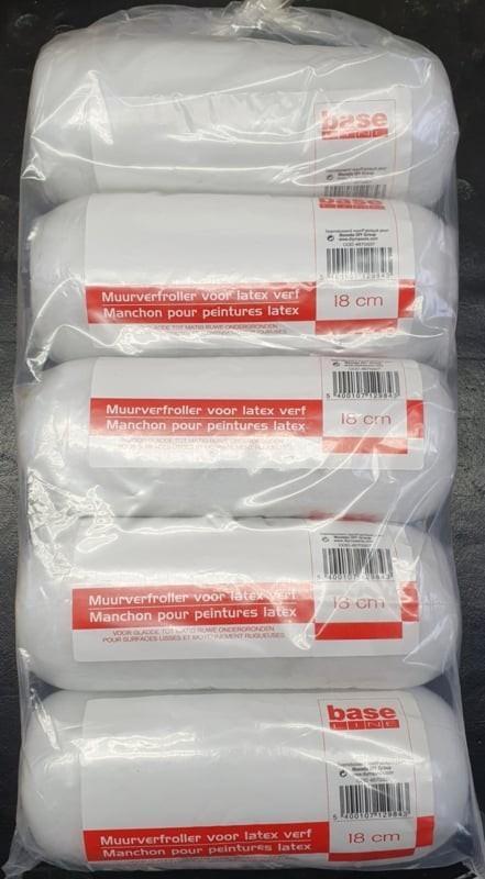 Partij latex verf rollers 18 cm Baseline - moet weg, Doe-het-zelf en Verbouw, Schildersmaterialen, Nieuw, Verfroller, Ophalen of Verzenden