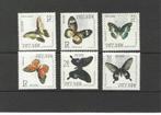Vietnam 405-410 insekten vlinders jaar 1965 serie minimaal p, Verzenden, Postfris, Dier of Natuur