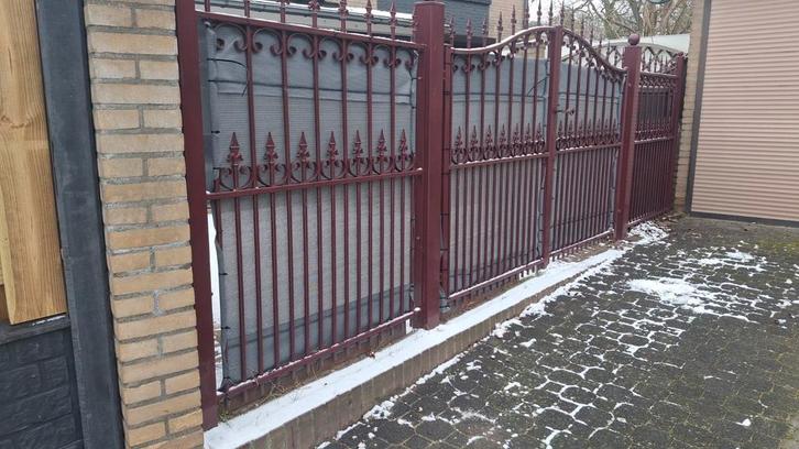 Smeedijzeren Poort & Hekwerk, Tuin en Terras, Terrasdelen en Vlonders, Gebruikt, Overige materialen, Ophalen