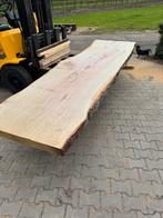 Zeer mooie grote  eiken tafelbladen 330x80-90cmx8 cm