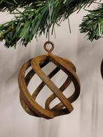 Brocante roestige smeedijzeren kerstballen kerstbal, Diversen, Kerst, Verzenden, Nieuw